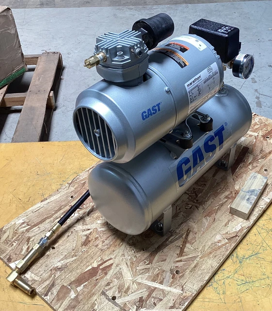 GAST 1LAA-251T-M100X Electric Air Compressor 0.17 HP 1,725 RPM