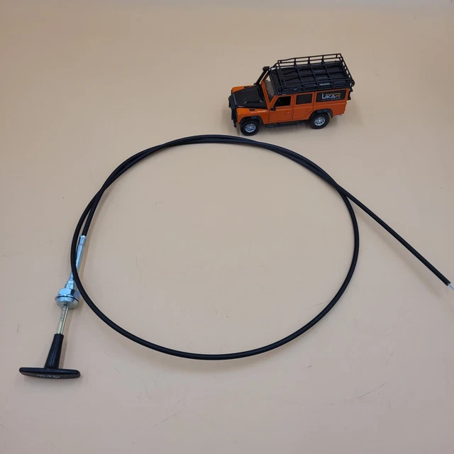 thumbnail image 2 of AllMakes 4x4 Bonnet Pull Release Cable FSE100460 For Land Rover Defender 90 110 130 2 of 5