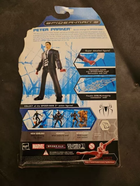 Hasbro - Spider-Man 3 - Peter Parker Quick Change - Actionfigur Hasbro 2006 2