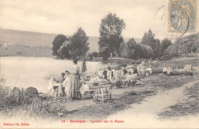 51-Dormans-Lavoirs Sur La Marne-N�6029-D/0035