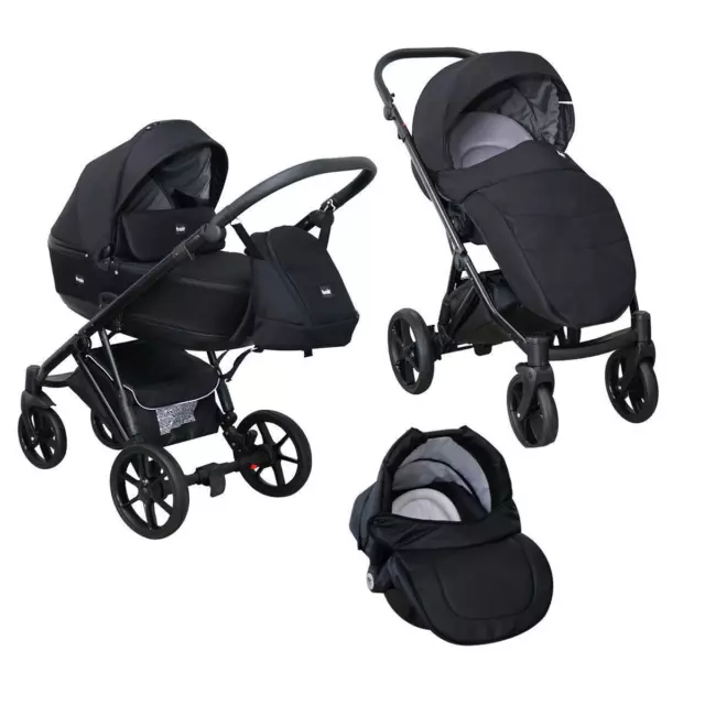 Kinderwagen Set Babyschale Isofix  wählbar Gel-Räder Tokky Buggy By Lux4Kids