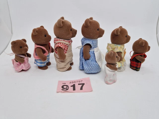 VINTAGE ORIGINAL SYLVANIAN Families Ours Brown Bear Ivy Timbertop Tomy 1985 EUR 39,99 - FR