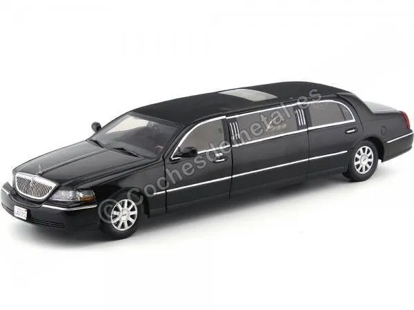 2003 Lincoln Twon Car Limousine Black 1:18 Sun Star 4202