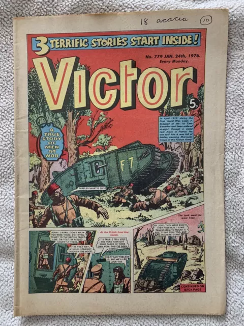 Victor comic No# 779 January 24th 1976 Good Condition