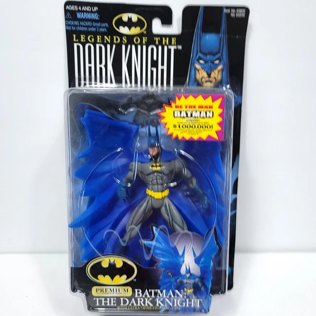 Legends Of The Dark Knight Batman Blue Cape Premium Detective Figure Bent Card
