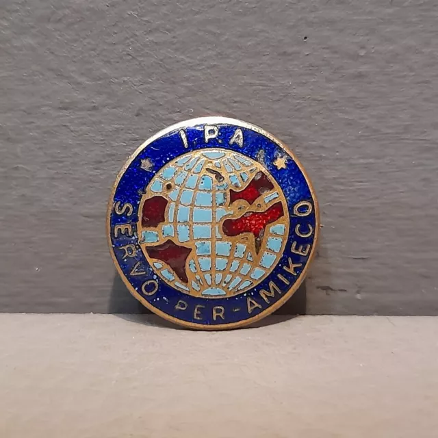 Vintage Badge International Police Association Pin Badge IPA Servo Per Amikeco