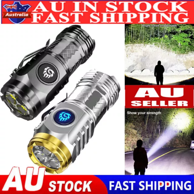 THREE-EYED MONSTER MINI Super Power Flashlight for Home/Camping Waterproof  $14.99 - PicClick AU