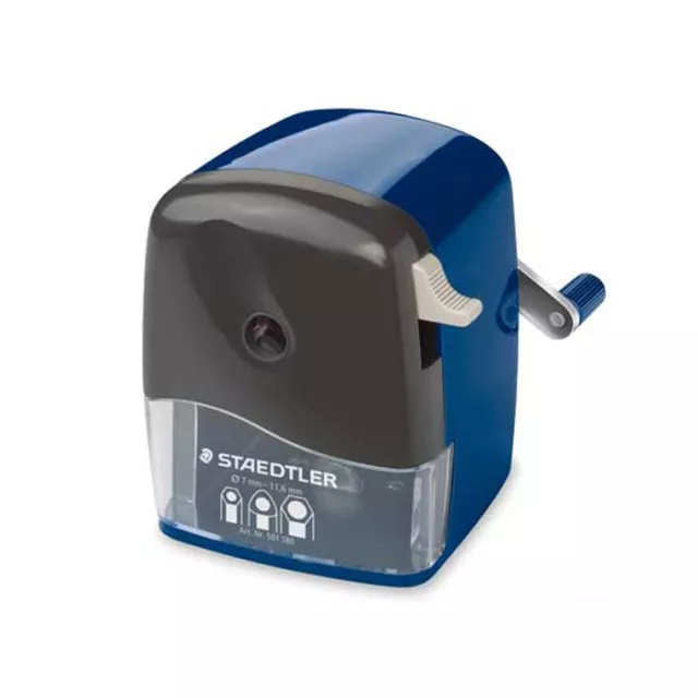 Staedtler Mars Rotary Pencil Sharpener with Cone Blue 501 180