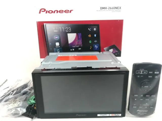 Pioneer DMH-2660NEX Bluetooth HD Radio Apple CarPlay Android Auto Media XM 6.8"