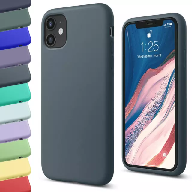 Silicone TPU Case for Apple iPhone 11 12 Pro Max X XS SE XR 6 7 8 Plus Matte Gel