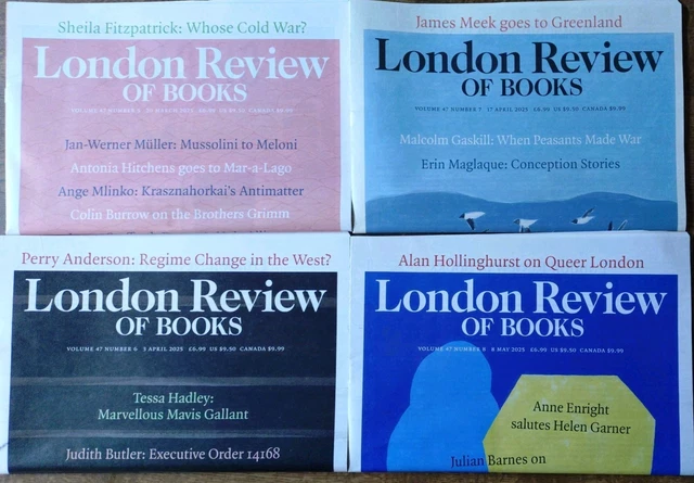 LONDON REVIEW OF Books LRB bundle 2025 £3.28 - PicClick UK