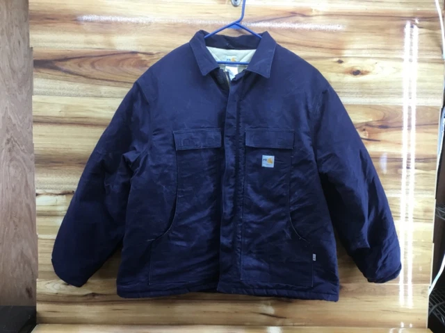 Carhartt FR Fire Resistant Heavy Weight Insulated Jacket Coat Mens Size XXXL