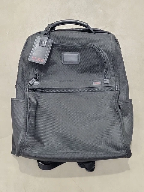 TUMI Ballistic Nylon Backpack 26177DH Alpha Slim Solutions Brief Pack BLACK EUC