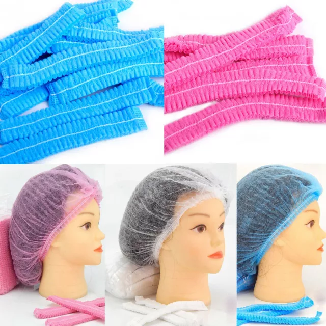 25 x Micro-shaping health Makeup Disposable Cap Hairnet Catering Stretch Hat