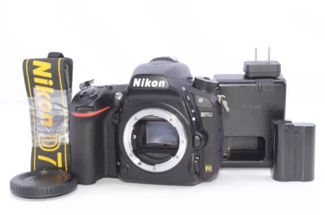[Near Mint] Nikon D750 24.3MP Digital SLR DSLR Camera Body w/ battery From Japan