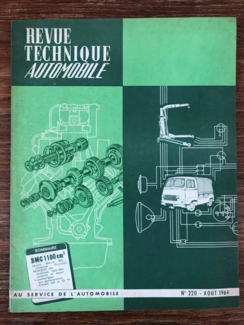 Revue Technique Automobile RTA (1968)  # 220 BMC 1100