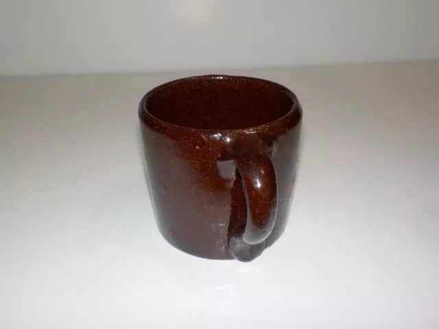 BYBEE POTTERY EKU Eastern Kentucky University RESCUE SCHOOL MUG BROWN RARE 3