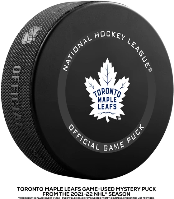 Toronto Maple Leafs Mystery GU Puck from the 2021-22 NHL Season