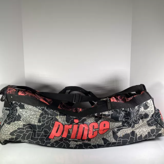 Vintage 80s PRINCE Tennis Bag BIG DUFFLE Nylon (31x12x10) Clean RARE Cross Sport Vintage 80s PRINCE Tennis Bag BIG DUFFLE Nylon (31x12x10) Clean RARE Cross Sport