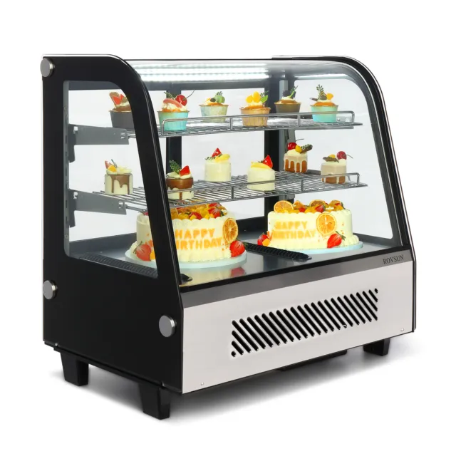 Countertop Refrigerated Display Case Commercial Refrigerator 3.7 Cu.Ft/4.2 Cu.Ft