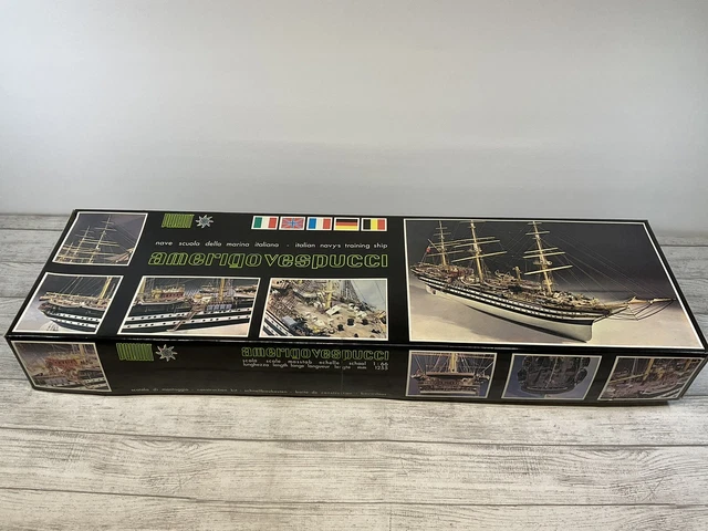 Amerigo Vespucci Ship Kit 1:66 Scale By Panart Very Rare Amerigo Vespucci Ship Kit 1:66 Scale By Panart Very Rare