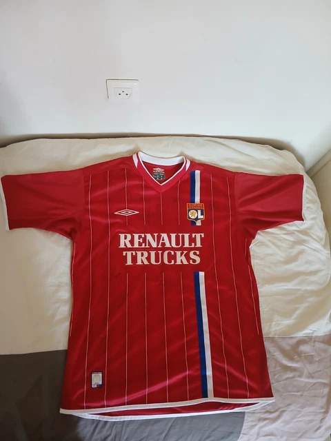 Maillots Ol Collection Maillot Olympique Lyonnais Vintage Umbro 2007-2008 - Taille S - Occasion Porté Maillot L'ol