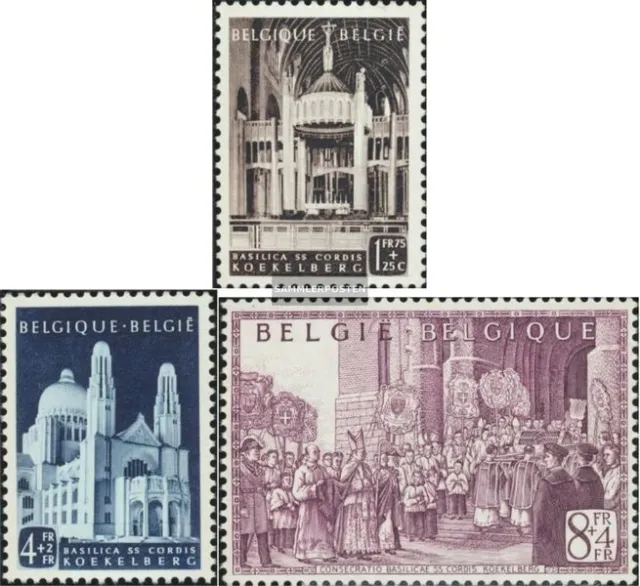 Belgique 922-924 (complète edition) neuf avec gomme originale 1952 basilique Koe