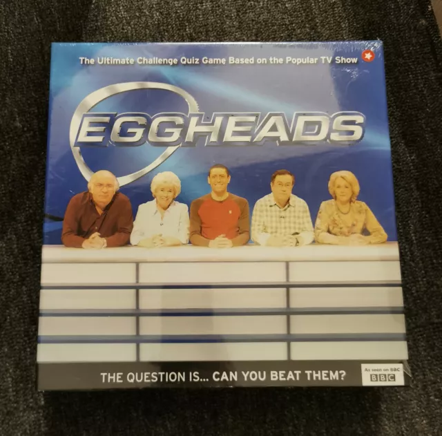 Eggheads Brettspiel BBC Quiz Spiel brandneu und versiegelt Familienspiele Nacht