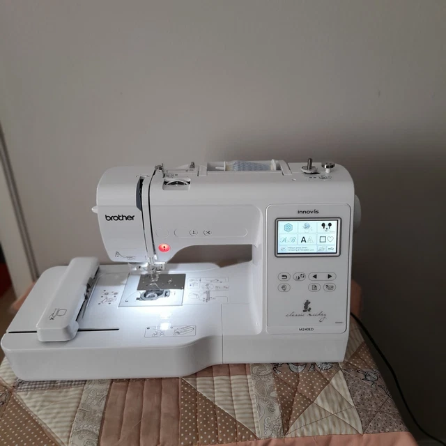 BROTHER M240ED EMBROIDERY Machine with designs plus Disney designs £425