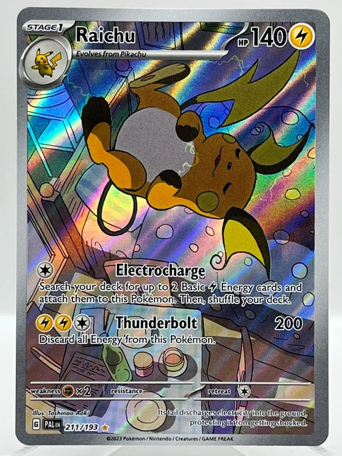 Raichu 211/193 SV Paldea Evolved Holo Full Alt Art Rare Pokemon Card NM/MINT