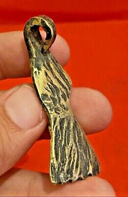 Ancient Viking Amulet Pendant Ornament Warrior Talisman Norse Bronze Antique