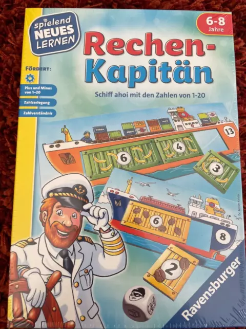 Ravensburger 24972 Rechen-Kapitän Spielend neues Lernen Lernspiel ab 6 Jahre