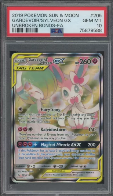 Gardevoir & Sylveon GX - Unbroken Bonds #204 Pokemon Card