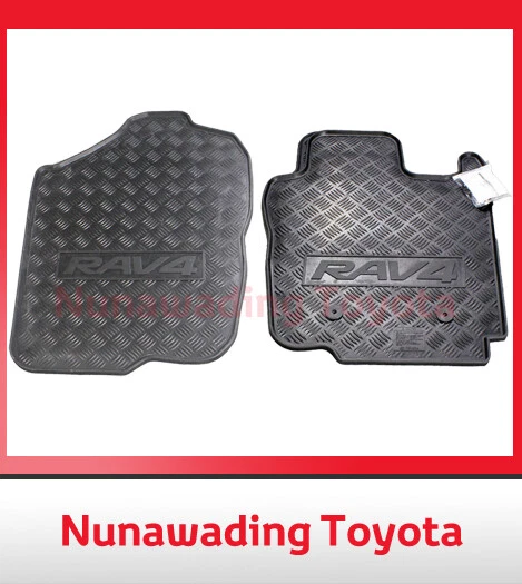 Genuine Toyota Rav 4 Front Rubber Floor Mats Set 11/2005 - 11/2012