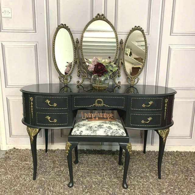LOUIS STYLE DRESSING Table & Stool Olympus Furniture Commission Order  1,145.00 - PicClick UK