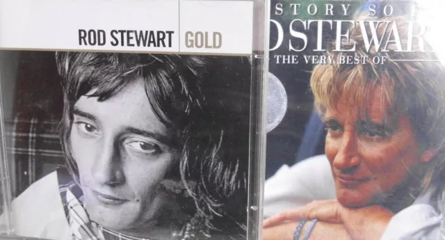 Rod Stewart- Gold (WIE NEU)/ The very Best of- 2x2 CDs- lesen