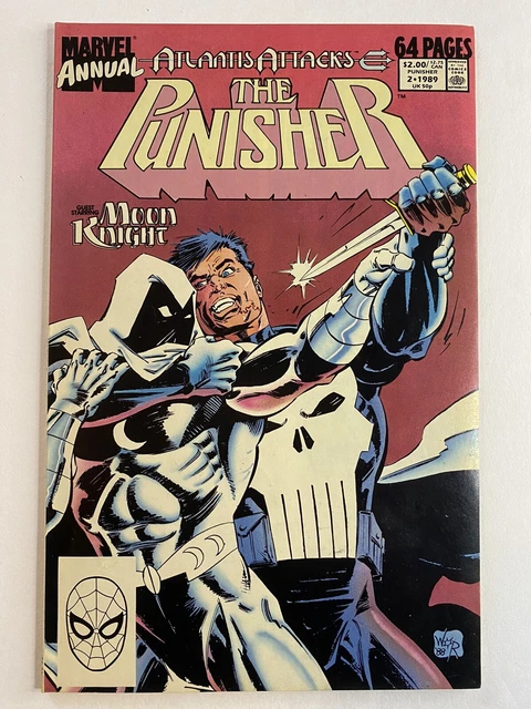Punisher Annual #2 VF- | 1ST Battle of Punisher VS. Moon Knight | Viper | Marvel