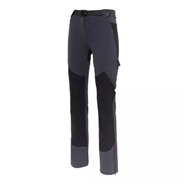 (TG. XL) IZAS NIMBA Pants, Donna, Scuro Grigio/Nero, XL - NUOVO