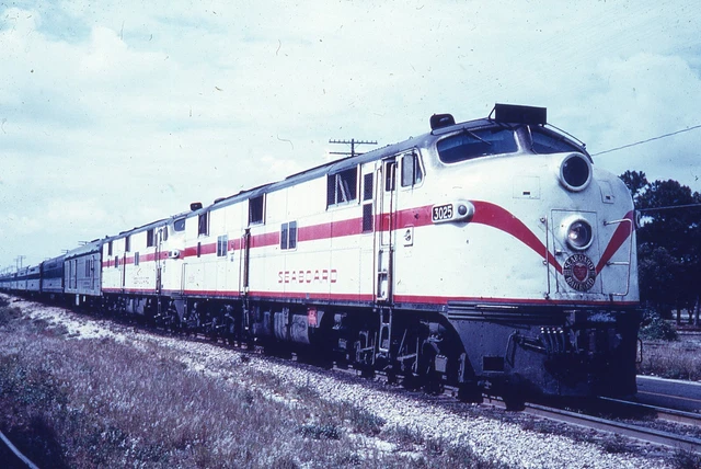 Duplicate  Train Slide Seaboard E-7 #3025    Raleigh N Carolina