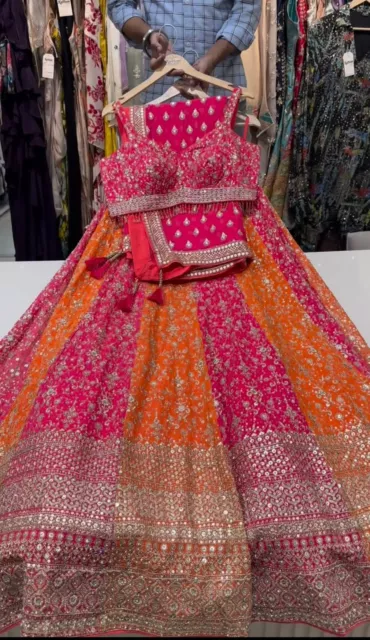 Lehenga Choli Indian Wedding Pakistani Wear Bollywood Designer Party Readymade