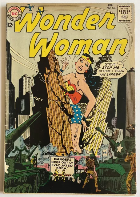 Wonder Woman 136 Giant Wonder Woman! Robert Kanigher, Ross Andru & Mike Esposito