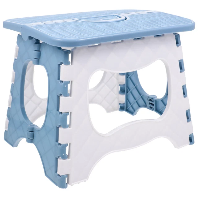 Marchepied Pliable Q.P.T. 24 Cm - Charge 220 Kg - Ultra Compact, Stable Et Ergonomique Pour Cuisine & Salle De Bain