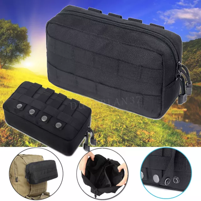 TACTICAL MOLLE HORIZONTAL Admin Pouch Compact 1000D Utility EDC Tool ...