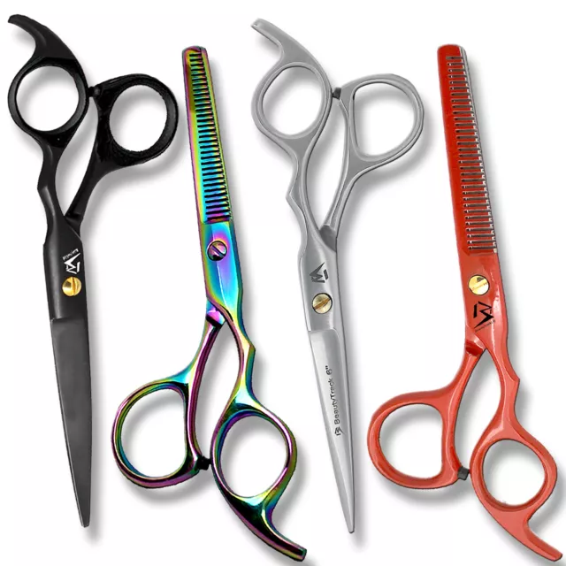 PROFESSIONAL Hair Cutting Thinning SCISSORS Shears Barber Salon Hairdressing SET