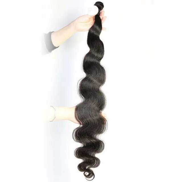 13AA PERUVIAN RAW VIRGIN HUMAN HAIR BODY WAVE 10 TO 40INCH 100g EXTRA LONG 1b#