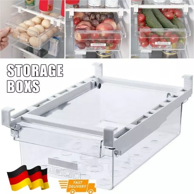 Kühlschrank Organizer Schublade Universal Aufbewahrungsbox Ordnungssystem 4L