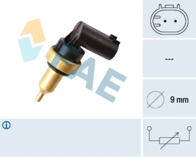 Raffreddante Acqua Sensore Temperatura FAE 32706 per W169 W211 R230 MERCEDES CLASSE