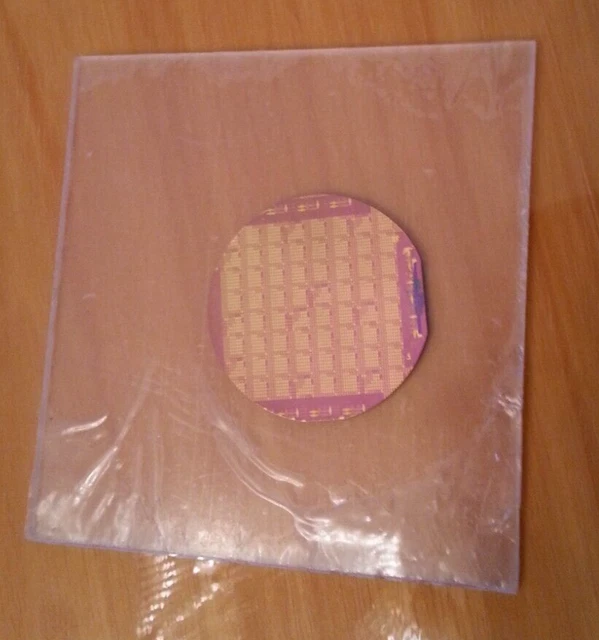 2"  Silicon Wafer Golden Test Unique Extremely Rare RF NAND / NOR GATES