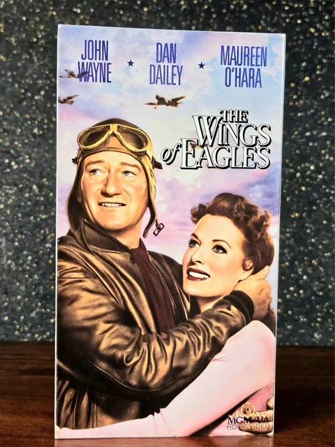THE WINGS OF Eagles VHS John Wayne Dan Dailey Maureen O'Hara 1957 MGM ...