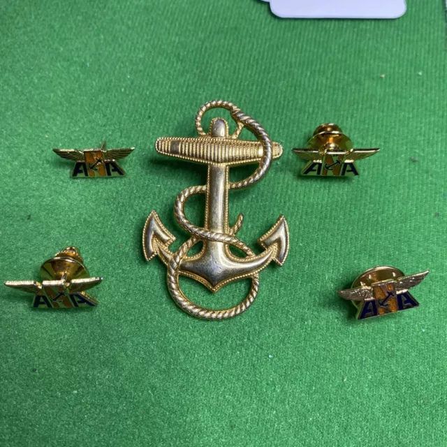 US Naval Academy Insignia LIGI  1 Pin Post 1 Screw Post + 4 pins